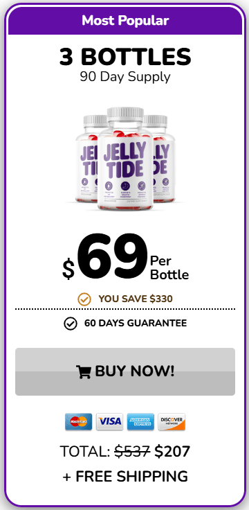 jelly tide 3 bottles price